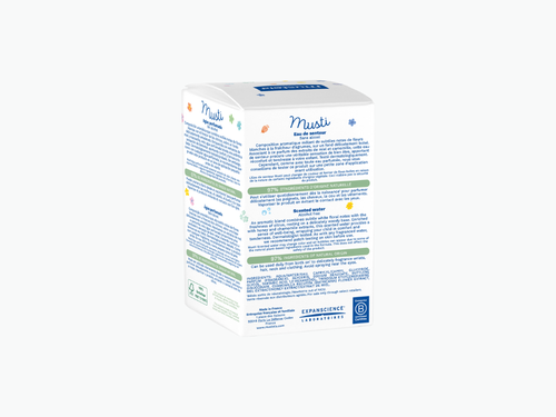 Parte trasera de la caja del agua perfumada de Mustela. - Mustela España - 5