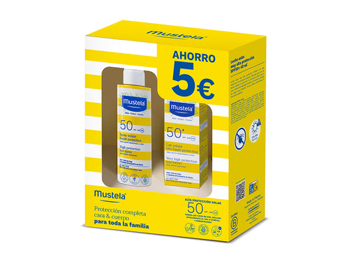 Pack solar leche 200ml + 40ml - Mustela España - 1