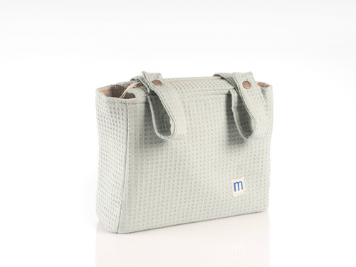 Bolsa de carrito de algodón en color verde menta con cremallera de Mustela - Mustela España - 4