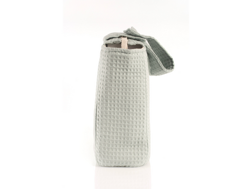 Lateral de la bolsa de carrito verde menta de  Mustela - Mustela España - 5