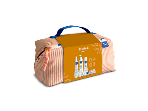 Neceser Vanity en tono beige con detalles arcillas - Mustela España - 6