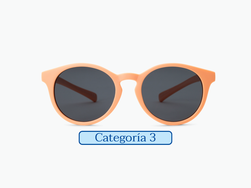 Gafas de sol Mustela para niños entre 6 y 10 años de color coral. - Mustela España - 11