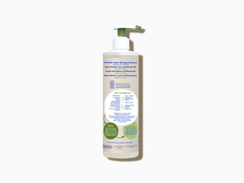 Envase de 400ml de agua micelar BIO de Mustela, con 99% de ingredientes de origen natural - Mustela España - 4