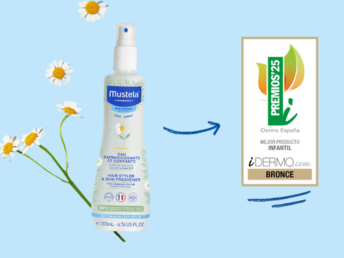 Agua para peinar refrescante de Mustela  gana un premio idermo como mejor producto infantil en 2025. - Mustela España - 7