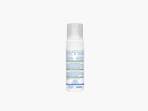 Envase de 150 ml de champú mousse para bebés con aguacate bio para eliminar la costra láctea. - Mustela España - 4