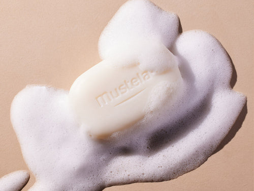 Jabón sobregraso al Cold Cream y Cera de abeja BIO - Mustela España - 2