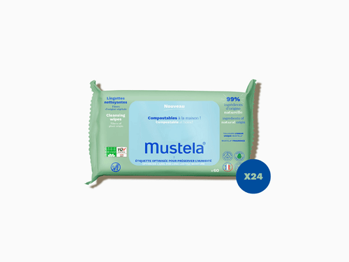 Toallitas limpiadoras compostables - Formato ahorro - Mustela España - 1