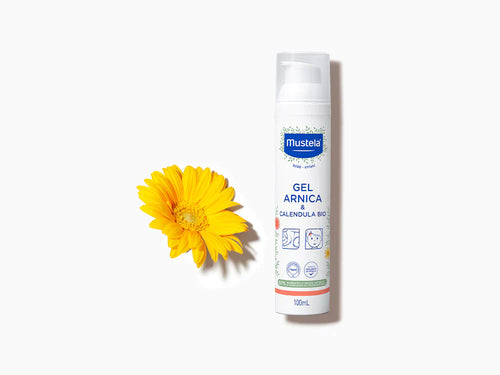 La pomada de árnica en gel de Mustela lleva Caléndula bio, para aliviar un golpe o moratón - Mustela España - 4