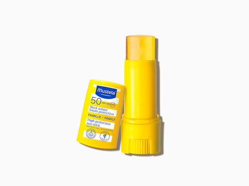 Barra de crema solar solida Mustela para toda la familia de alta protección. - Mustela España - 4