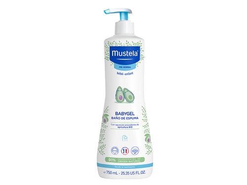 Babygel baño de espuma con Aguacate BIO - Mustela España - 1