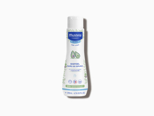 Bote de 200ml de Babygel de baño de espuma de Mustela, ideal para llevar a todas partes. - Mustela España - 5