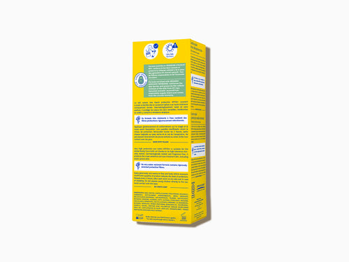 La leche solar alta protección SPF50+ para niños de Mustela está protegida por un estuche de cartón - Mustela España - 9