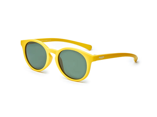 Las Gafas de sol niño Coco 6-10 años amarillas, fabricadas en goma reciclada, son flexibles y resistentes. - Mustela España - 7