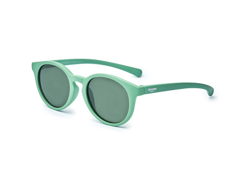 Las Gafas de sol niño Coco 6-10 años en color verde son ecológicas pues están hechas de material reciclado.  - Mustela España - 3